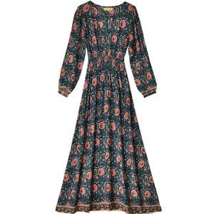 Natalie Martin April Dress Indigo Flowers XS / S